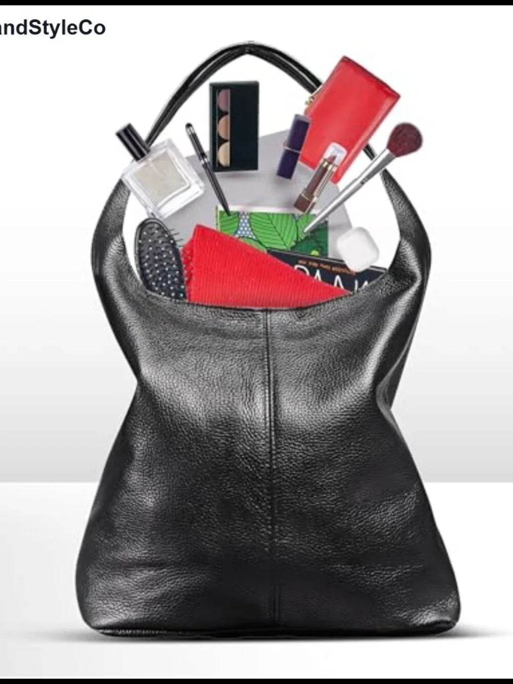 Genuine Leather Hobo Bag for Women Large Soft Slouchy Tote Shoulder Handbag